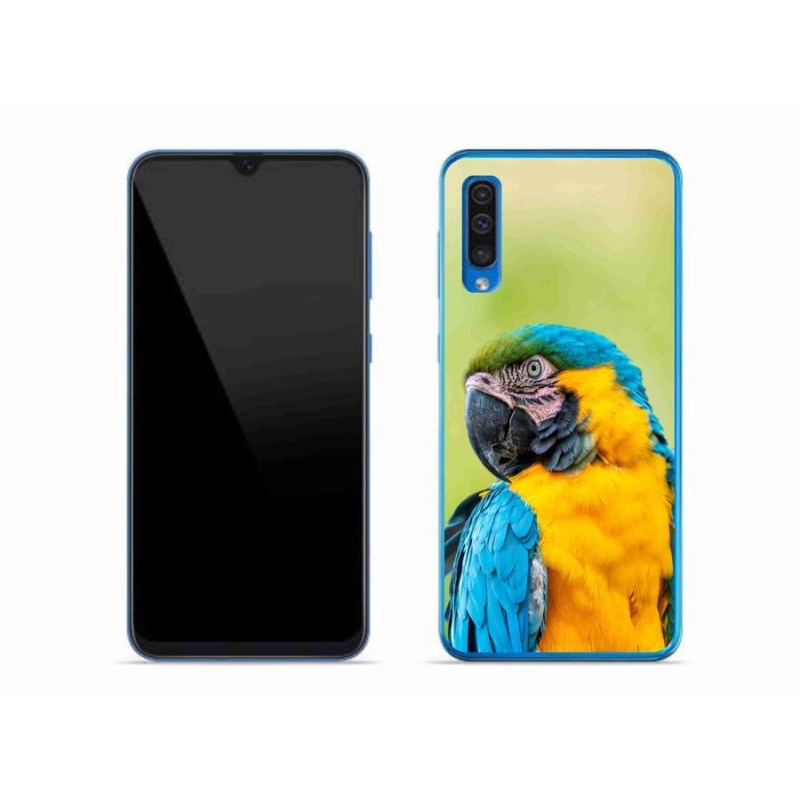 Gél tok mmCase Samsung Galaxy A50 készülékhez - papagáj ara 2