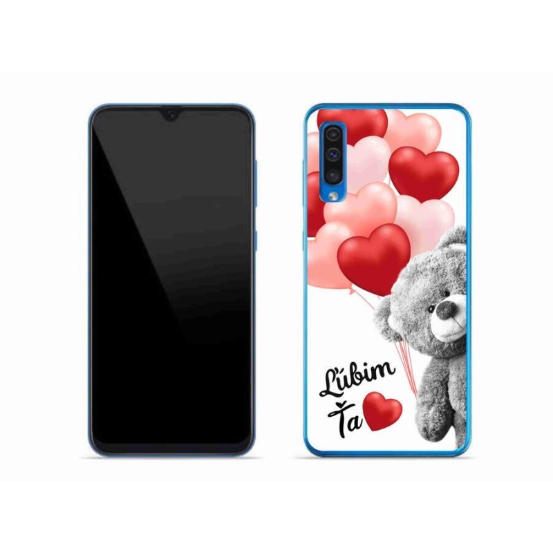 Gél tok mmCase mobiltelefonhoz Samsung Galaxy A50 - I love you en