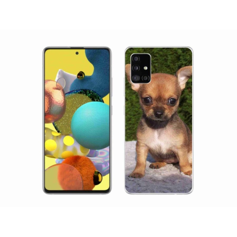 Gél tok mmCase mobil Samsung Galaxy A51 5G - chihuahua 3