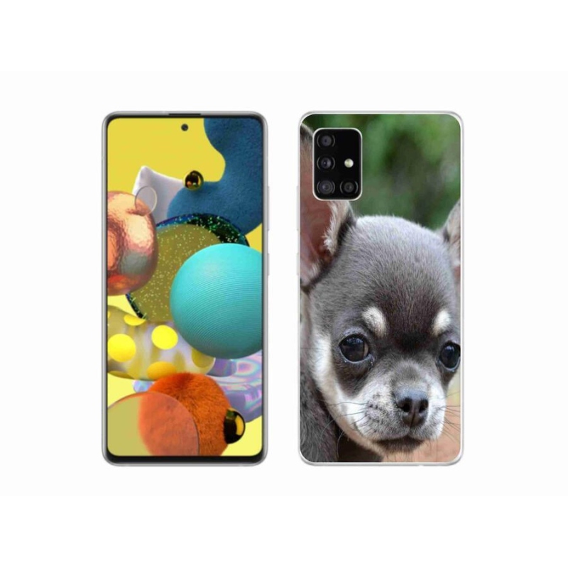 Gél tok mmCase mobiltelefonhoz Samsung Galaxy A51 5G - chihuahua