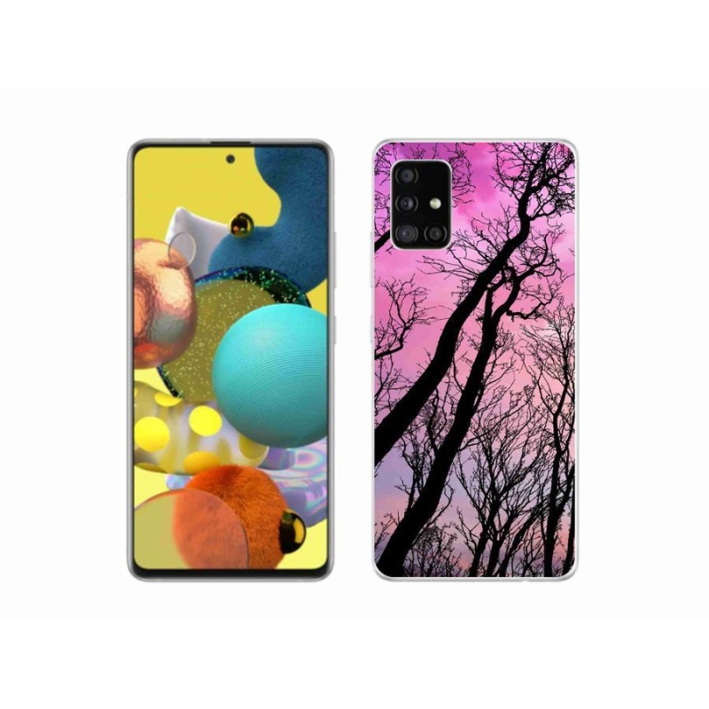 Gél tok mmCase a Samsung Galaxy A51 5G készülékhez - kidőlt fák