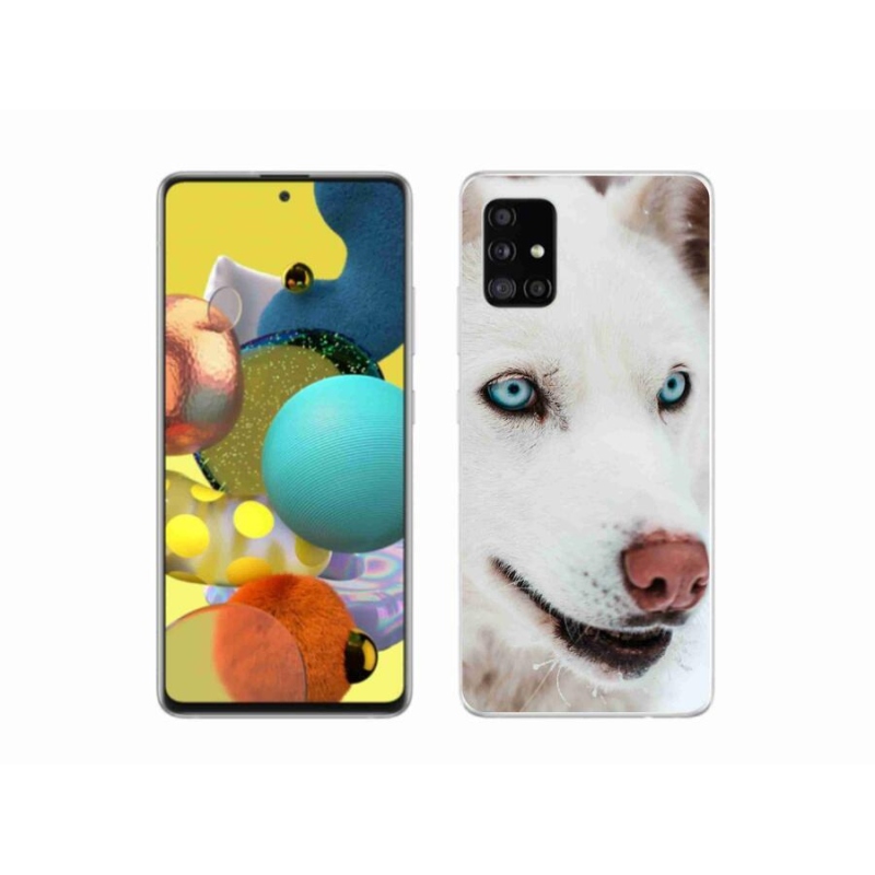 Gél tok mmCase a Samsung Galaxy A51 5G készülékhez - kutyaszemmel nézve