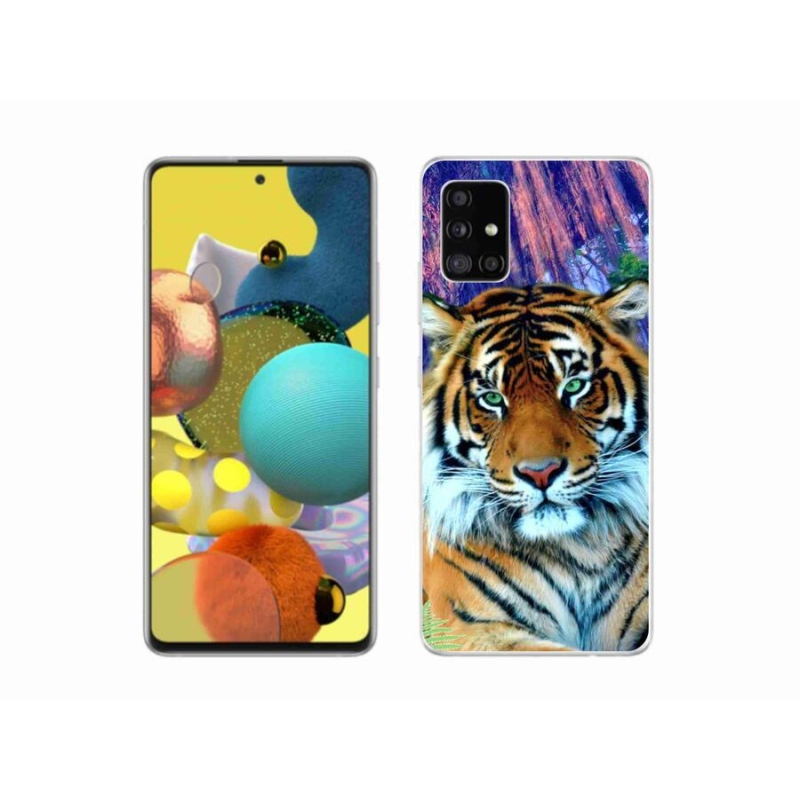 Gél tok mmCase a Samsung Galaxy A51 5G készülékhez - tigris