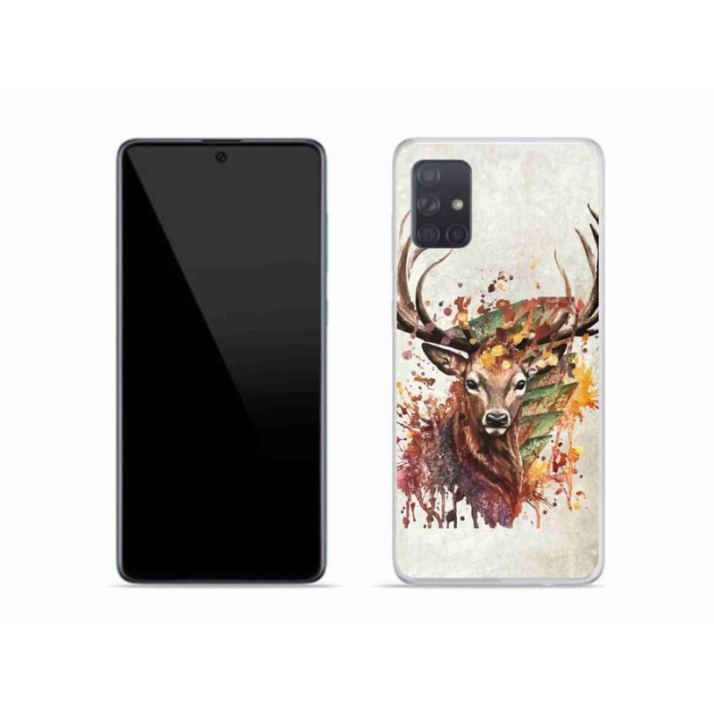 Gél tok mmCase a Samsung Galaxy A51 készülékhez - szarvas 1