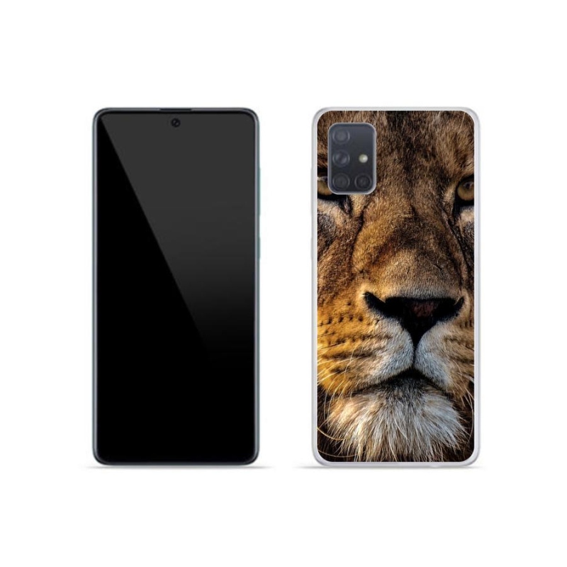 Gél tok mmCase a Samsung Galaxy A51 készülékhez - oroszlán