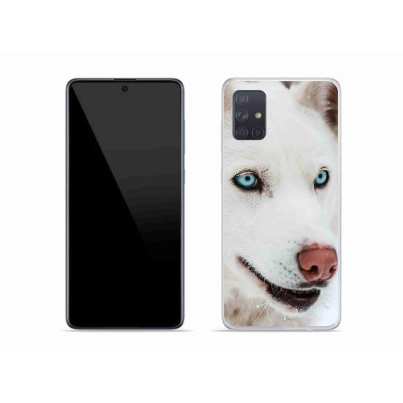 Gél tok mmCase a Samsung Galaxy A51 készülékhez - kutyaszemmel nézve