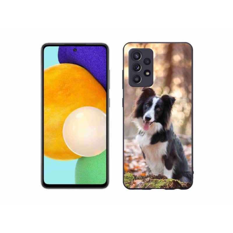 Gél tok mmCase Samsung Galaxy A52/A52 5G - border colie 1