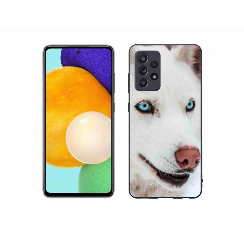 Gél tok mmCase a Samsung Galaxy A52/A52 5G készülékhez - kutyaszemmel nézve