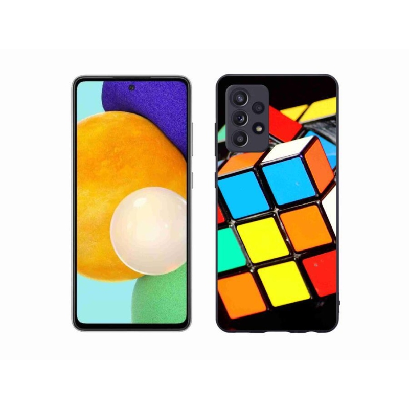 Gél tok mmCase Samsung Galaxy A52/A52 5G - Rubik-kocka Samsung Galaxy A52/A52 5G-hez