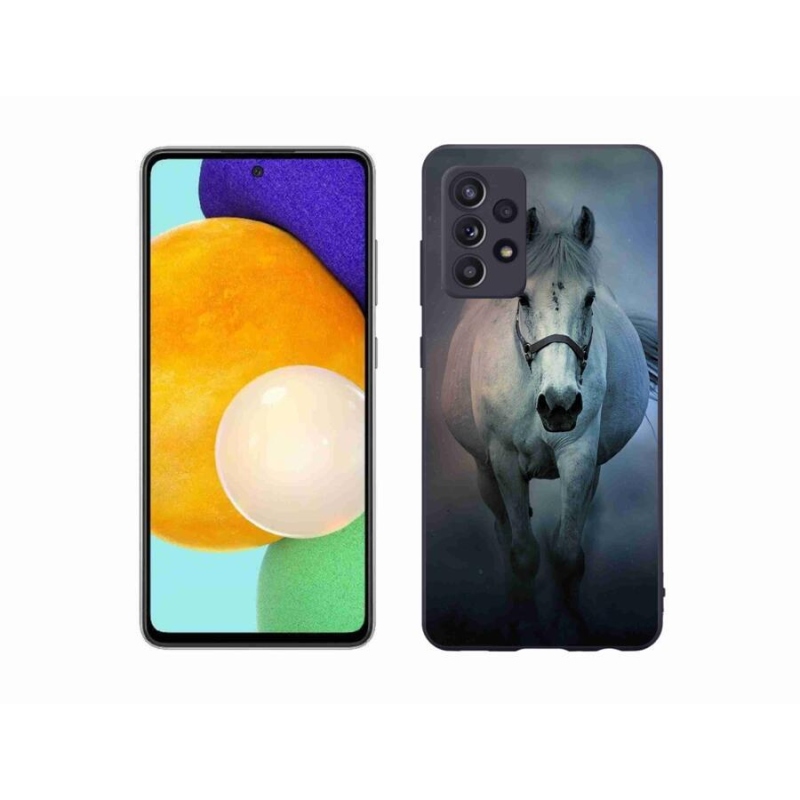 Gél tok mmCase Samsung Galaxy A52s 5G - futó fehér ló