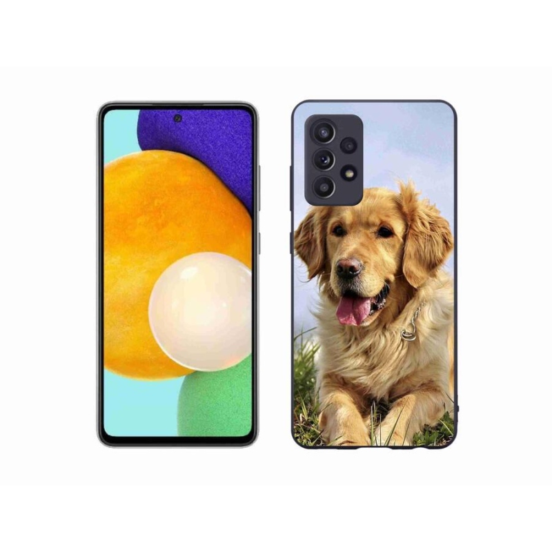 Gél tok mmCase Samsung Galaxy A52s 5G - arany retriever