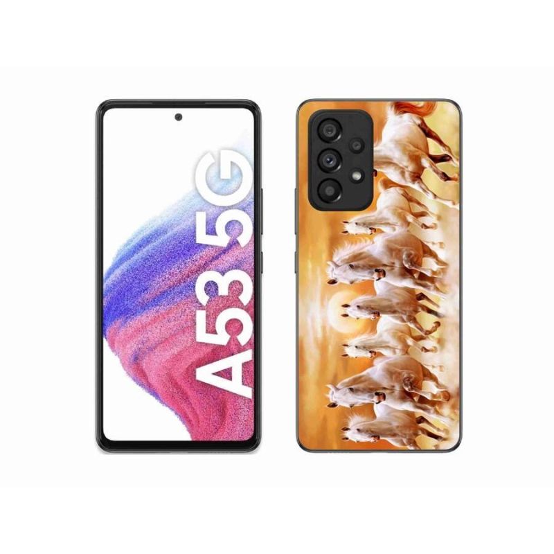 Gél tok mmCase mobiltelefonhoz Samsung Galaxy A53 5G - lovak 2