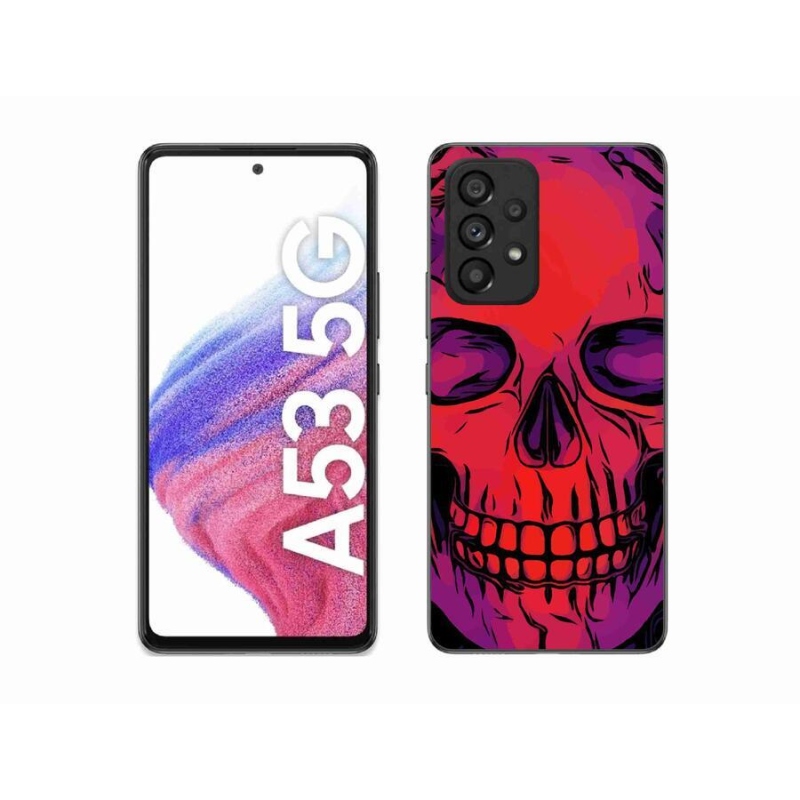 Gél tok mmCase a Samsung Galaxy A53 5G készülékhez - koponya