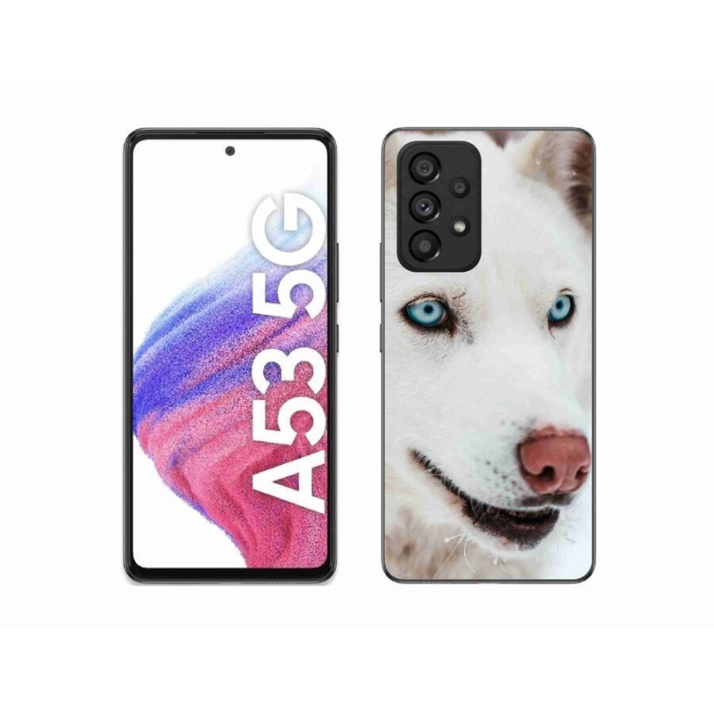 Gél tok mmCase a Samsung Galaxy A53 5G készülékhez - kutyaszemmel nézve