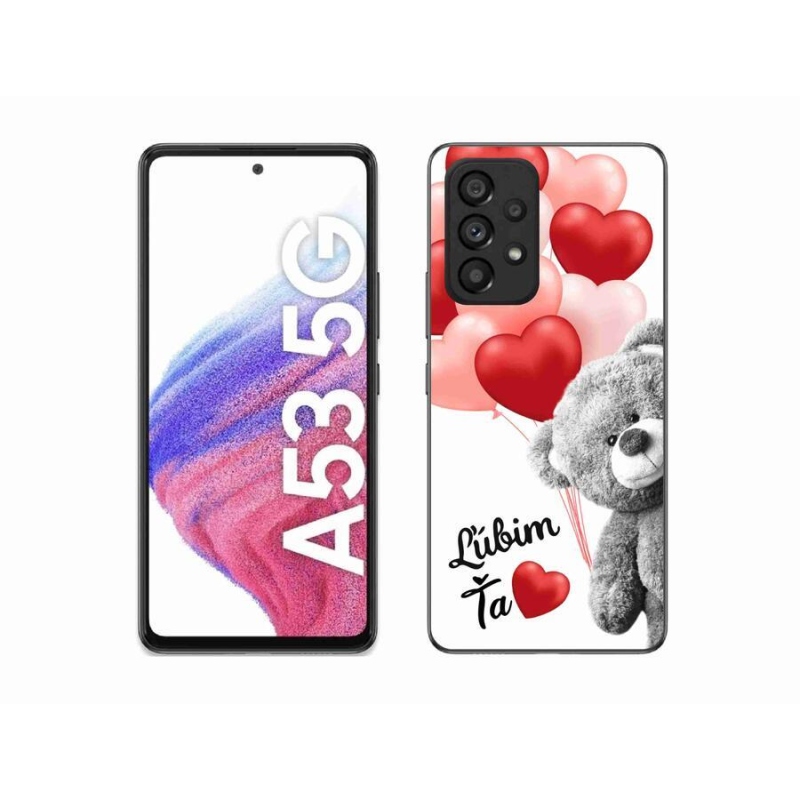 Gél tok mmCase a Samsung Galaxy A53 5G készülékhez - I love you en