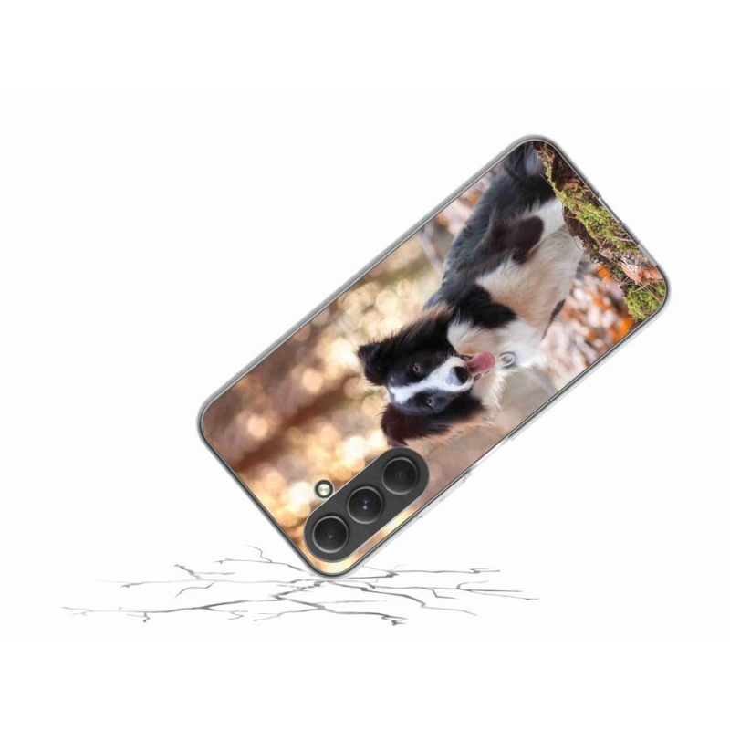Gél tok mmCase Samsung Galaxy A54 5G - border colie 1