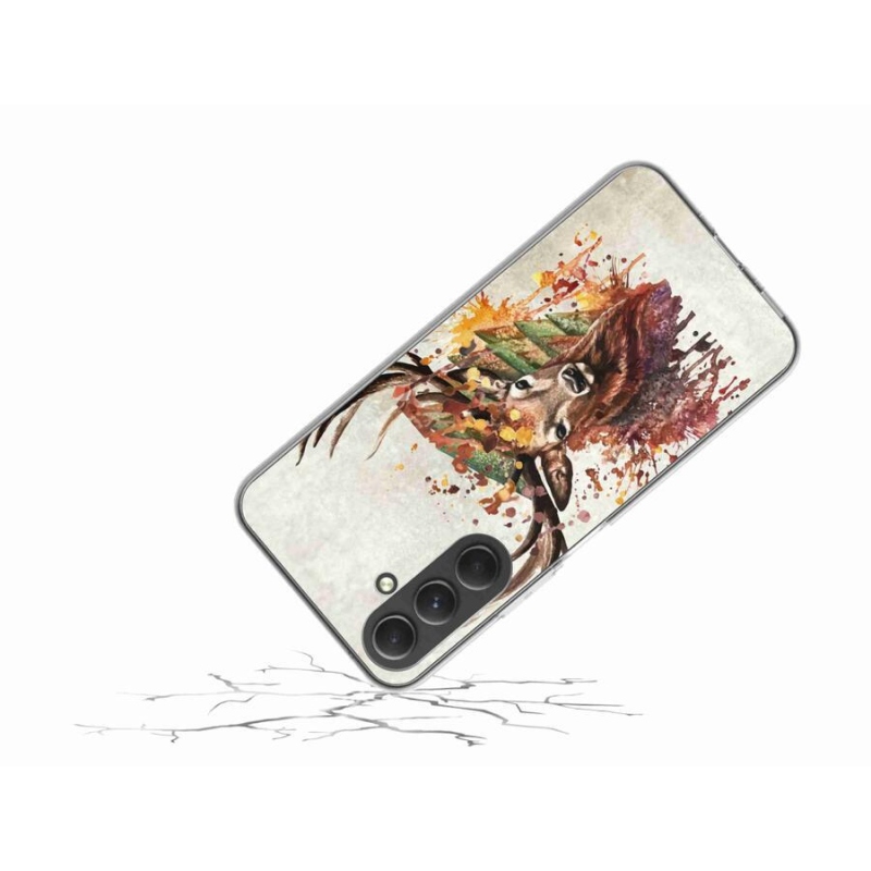 Gél tok mmCase a Samsung Galaxy A54 5G készülékhez - szarvas 1