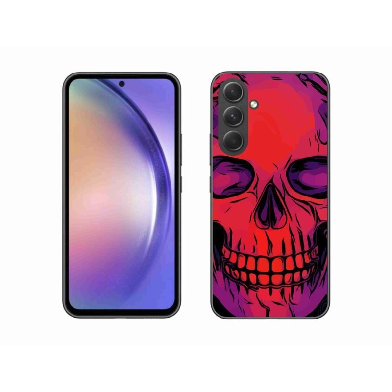 Gél tok mmCase a Samsung Galaxy A54 5G készülékhez - koponya