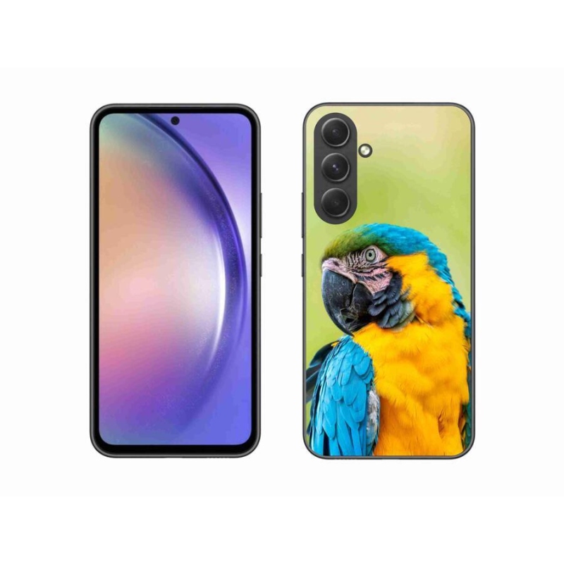 Gél tok mmCase a Samsung Galaxy A54 5G készülékhez - papagáj ara 2