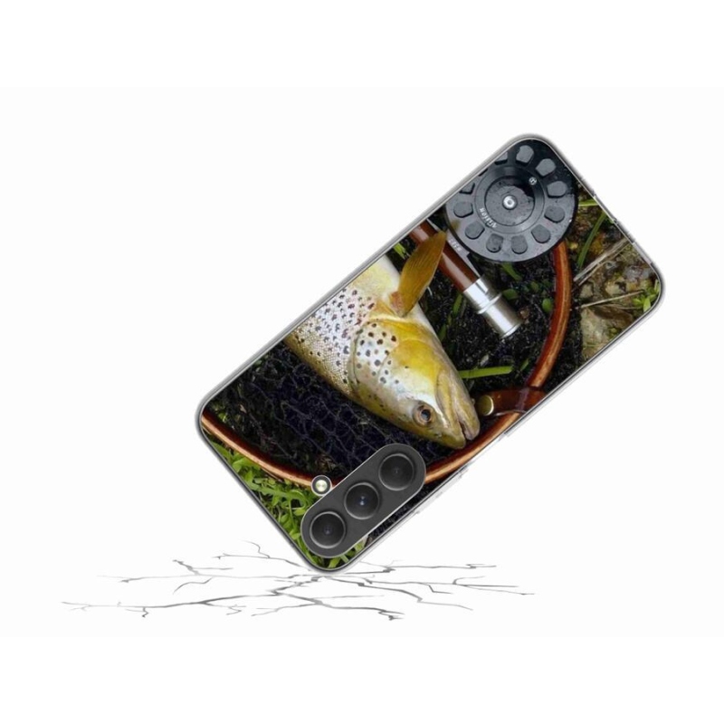 Gél tok mmCase a Samsung Galaxy A54 5G készülékhez - trout 2