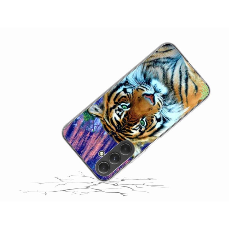 Gél tok mmCase a Samsung Galaxy A54 5G készülékhez - tigris