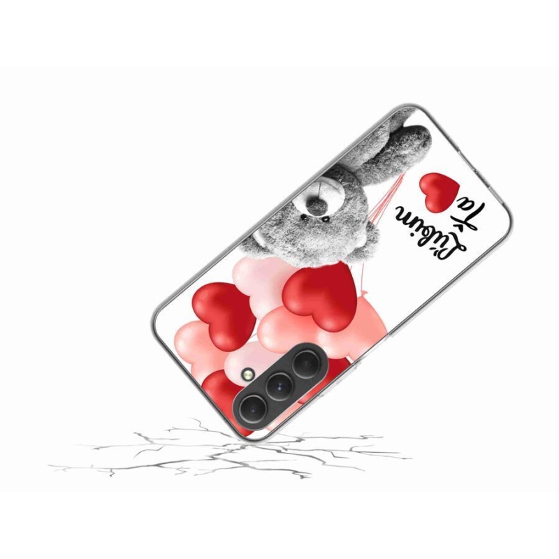 Gél tok mmCase a Samsung Galaxy A54 5G készülékhez - I love you en