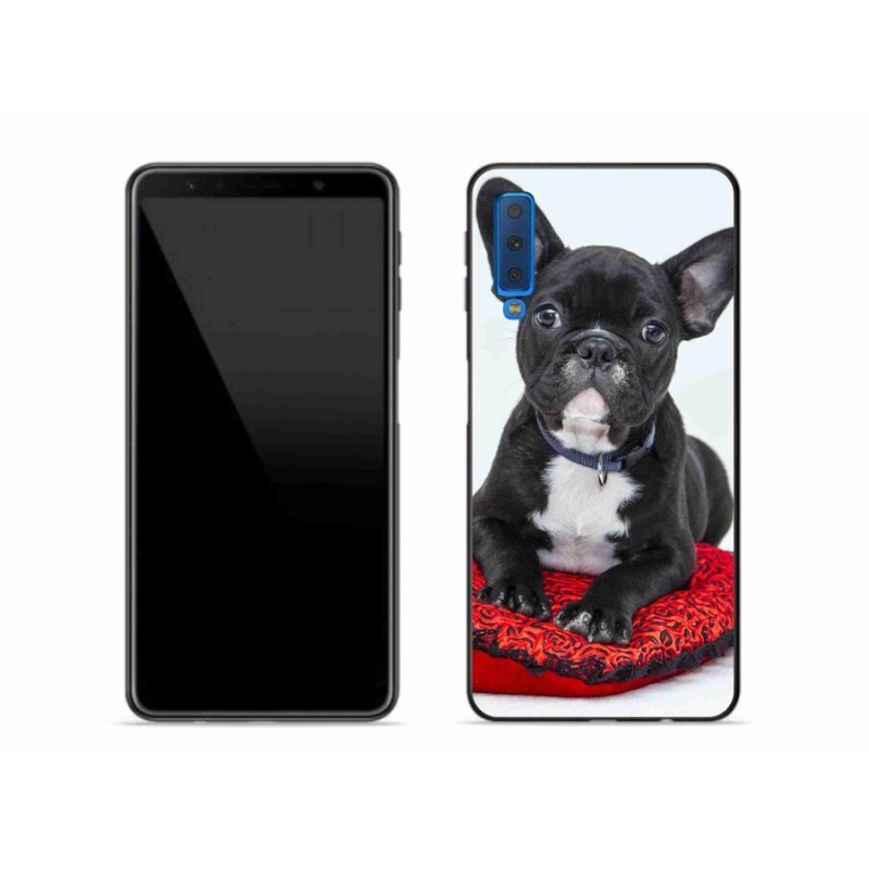 Gél tok mmCase Samsung Galaxy A7 (2018) - bulldog