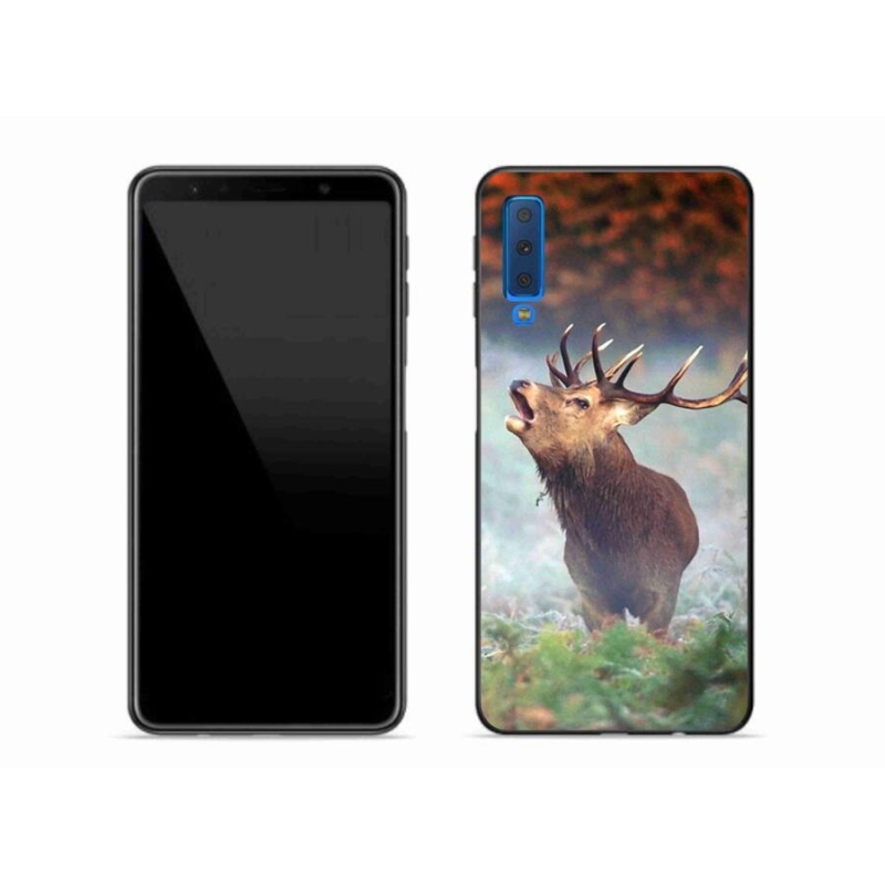 Gél tok mmCase Samsung Galaxy A7 (2018) - szarvas 2