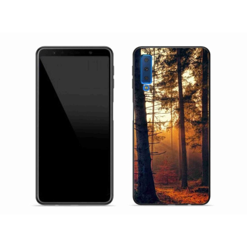 Gél tok mmCase Samsung Galaxy A7 (2018) - erdei színben