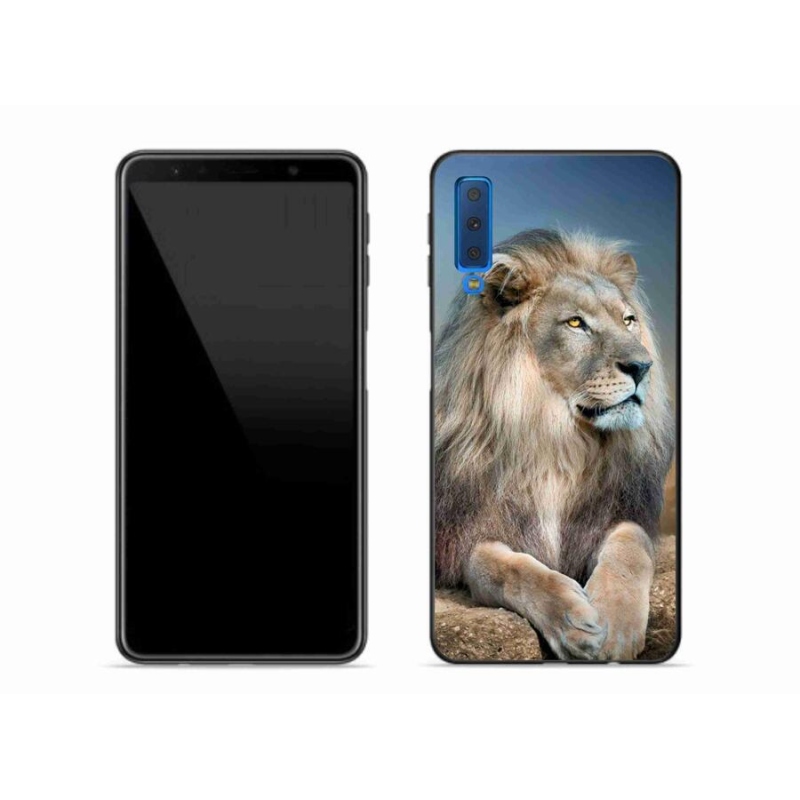 Gél tok mmCase Samsung Galaxy A7 (2018) - Lion 1