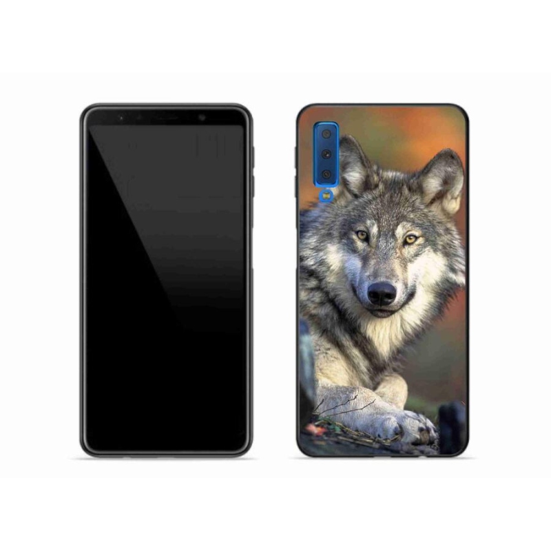 Gél tok mmCase Samsung Galaxy A7 (2018) - farkas