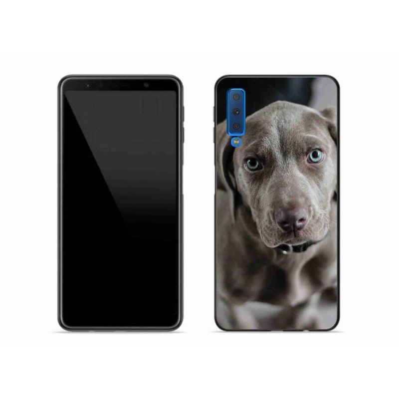 Gél tok mmCase Samsung Galaxy A7 (2018) - výmarský ohař