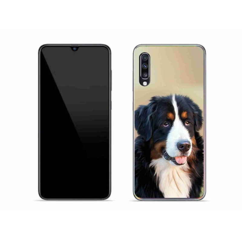 Gél tok mmCase mobiltelefonhoz Samsung Galaxy A70 - Berni Hegyi kutya