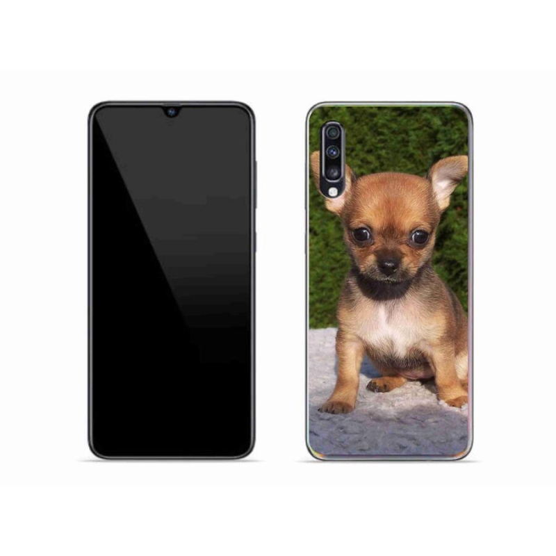 Gél tok mmCase mobil Samsung Galaxy A70 - chihuahua 3