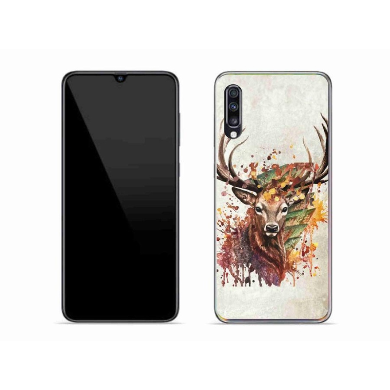 Gél tok mmCase a Samsung Galaxy A70 készülékhez - szarvas 1