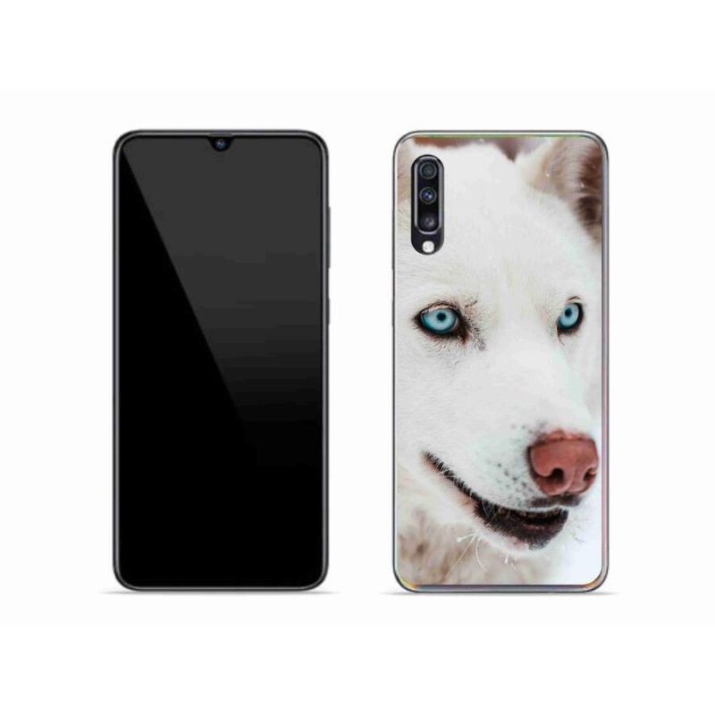 Gél tok mmCase a Samsung Galaxy A70 készülékhez - kutyaszemmel nézve