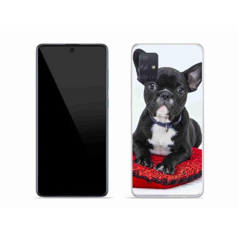 Gél tok mmCase mobiltelefonhoz Samsung Galaxy A71 - bulldog