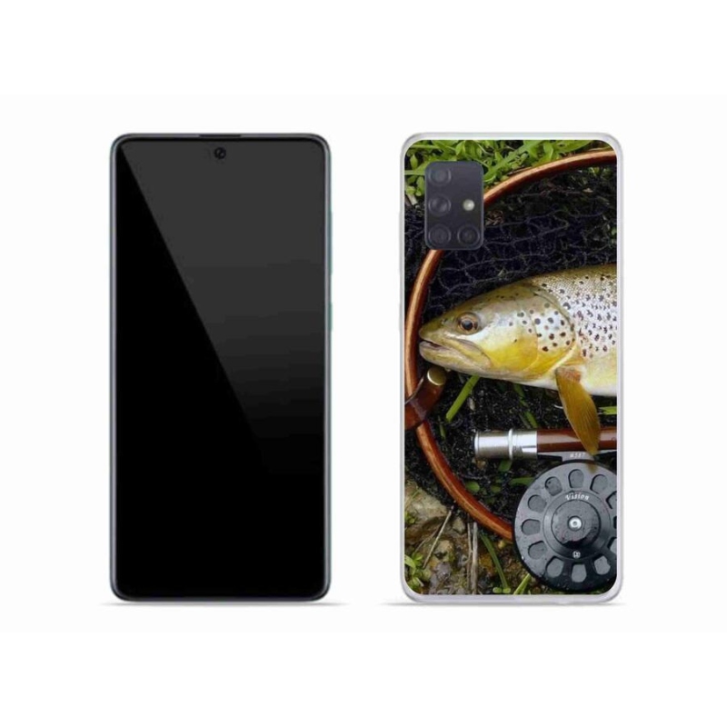 Gél tok mmCase mobiltelefonhoz Samsung Galaxy A71 - pisztráng 2