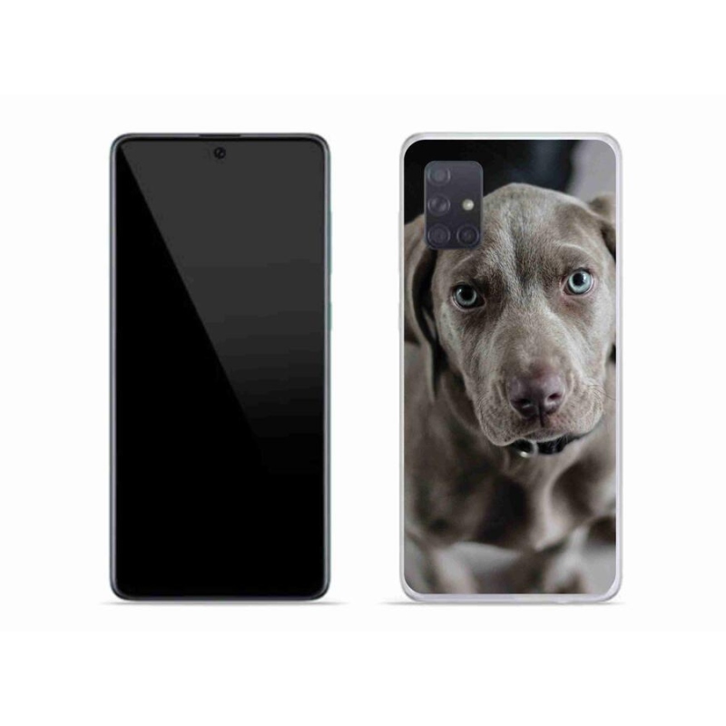 Gél tok mmCase mobil Samsung Galaxy A71 - výmarský ohař