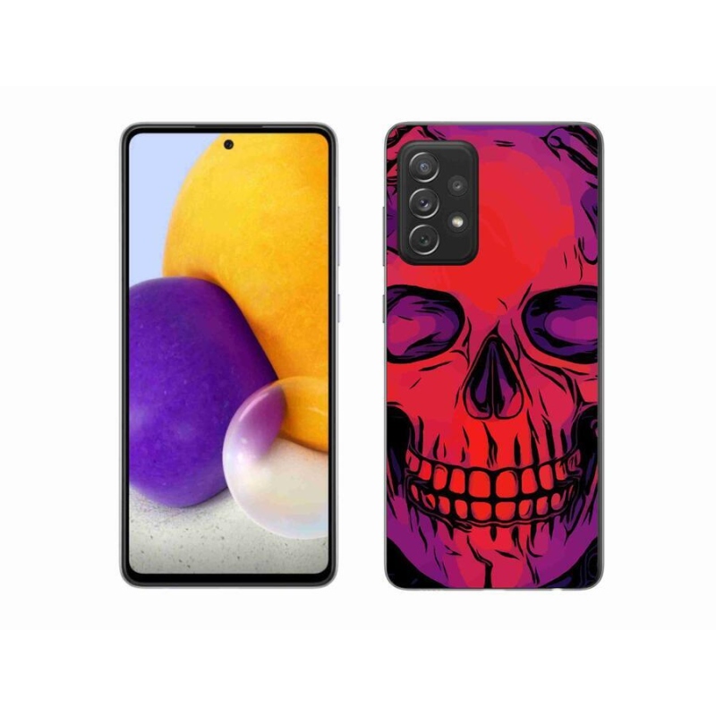 Gél tok mmCase a Samsung Galaxy A72/A72 5G készülékhez - koponya
