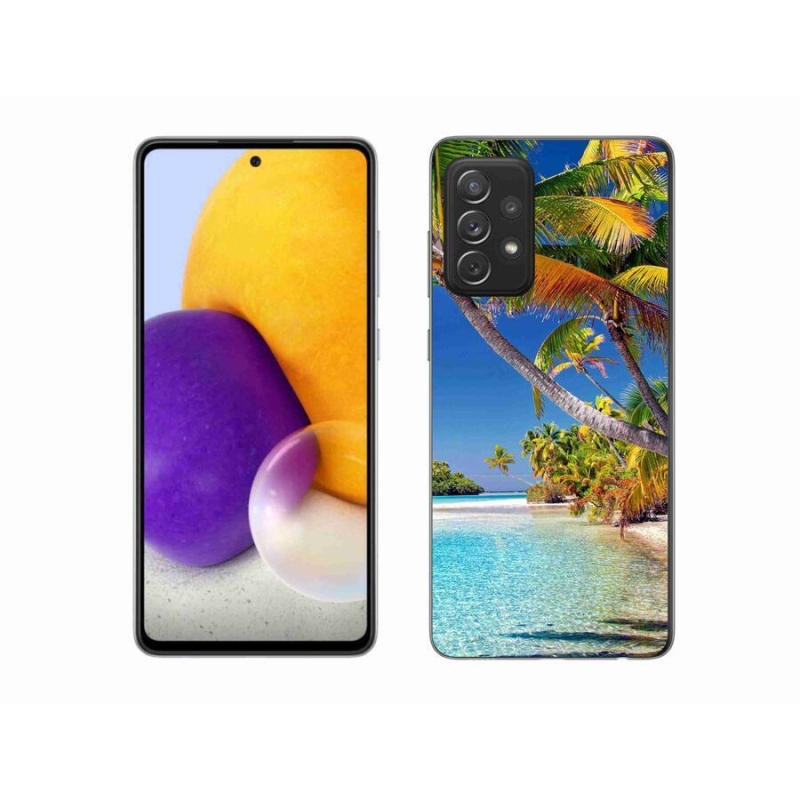 Gél tok mmCase Samsung Galaxy A72/A72 5G - tengerparti zselés tok mmCase - tengerpart