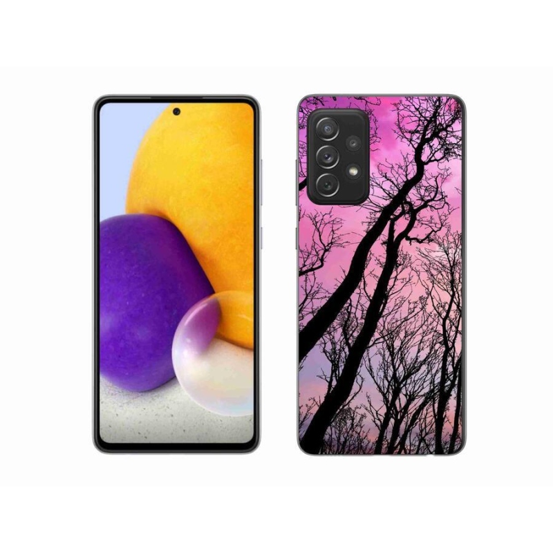 Gél tok mmCase a Samsung Galaxy A72/A72 5G készülékhez - kidőlt fák