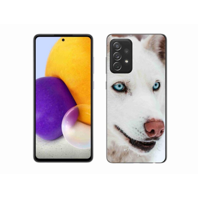 Gél tok mmCase a Samsung Galaxy A72/A72 5G készülékhez - kutyaszemmel nézve
