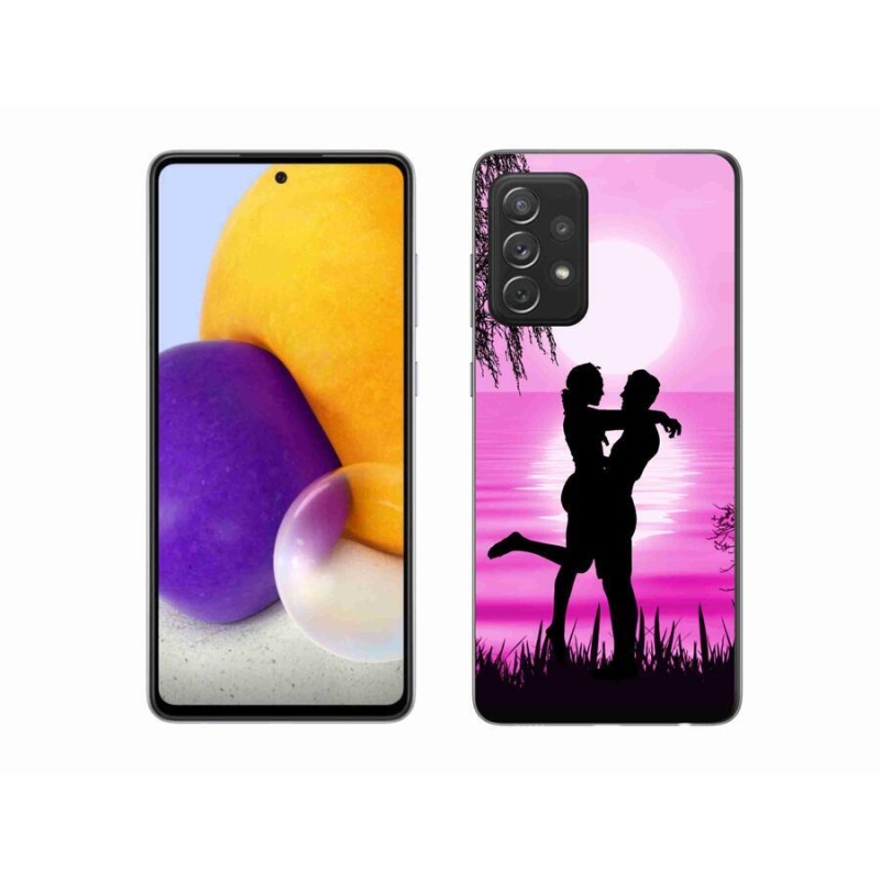 Gél tok mmCase a Samsung Galaxy A72/A72 5G készülékhez - naplemente