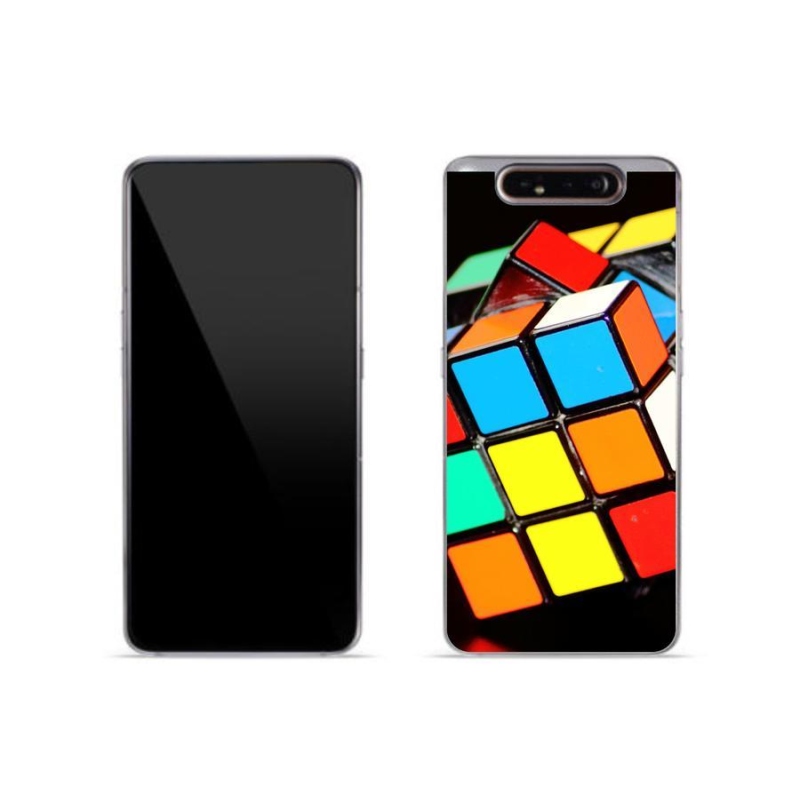 Gél tok mmCase Samsung Galaxy A80 készülékhez - Rubik-kocka