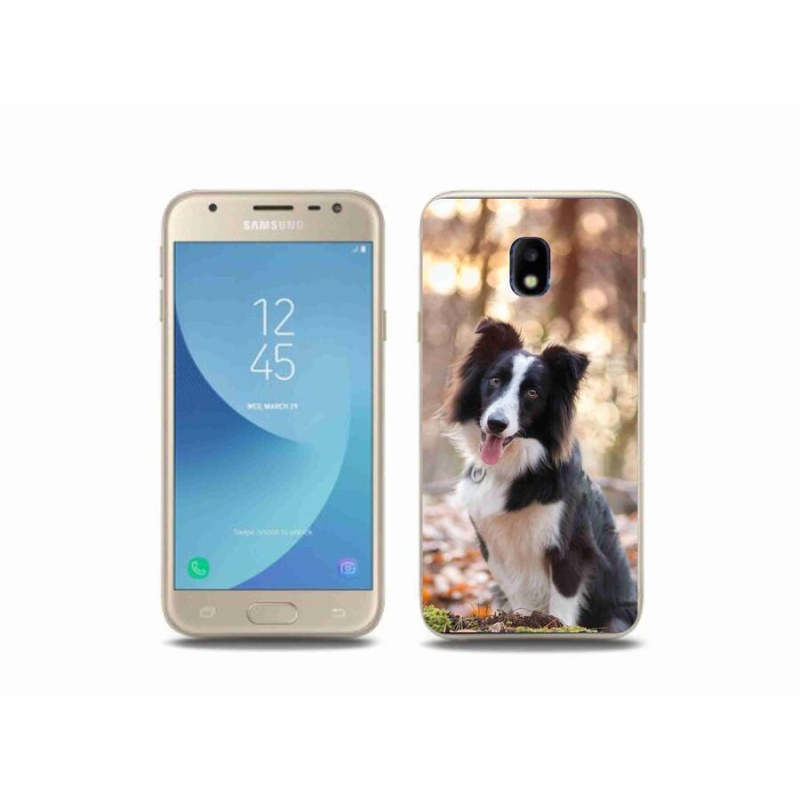 Gél tok mmCase a mobil Samsung Galaxy J3 (2017) - border colie 1