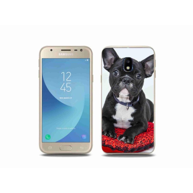 Gél tok mmCase mobiltelefonhoz Samsung Galaxy J3 (2017) - bulldog
