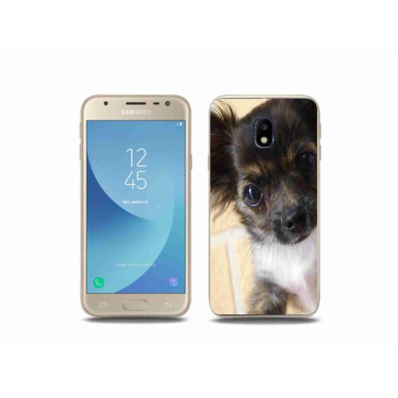 Gél tok mmCase mobiltelefonhoz Samsung Galaxy J3 (2017) - chihuahua 2