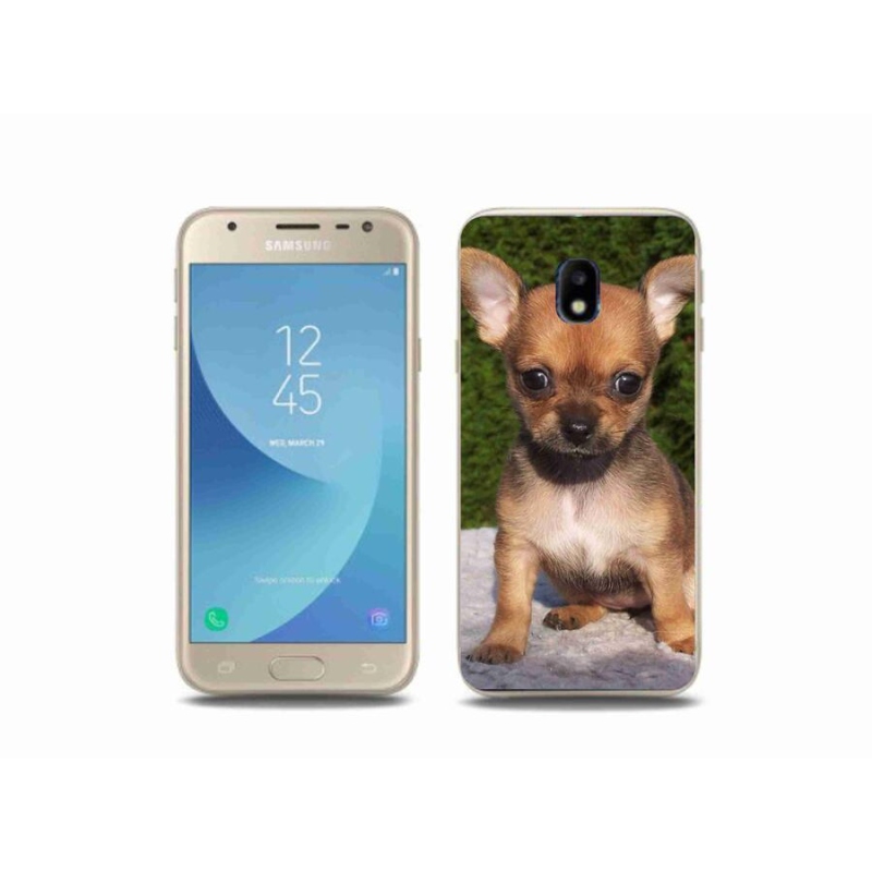 Gél tok mmCase mobiltelefonhoz Samsung Galaxy J3 (2017) - chihuahua 3