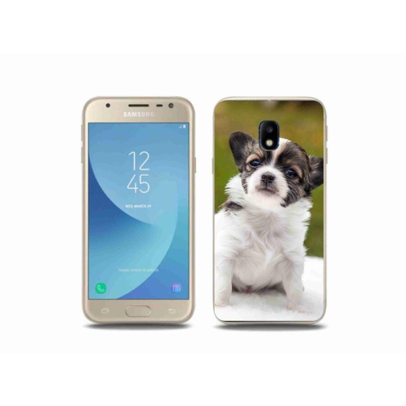 Gél tok mmCase mobiltelefonhoz Samsung Galaxy J3 (2017) - chihuahua 4